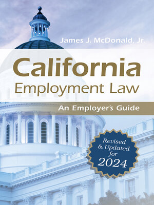 cover image of California Employment Law